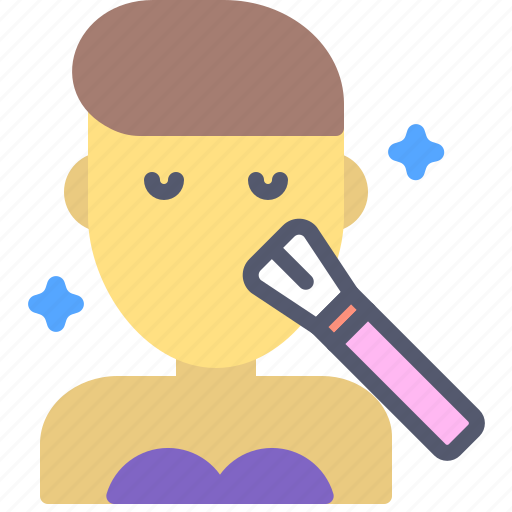 Brush, face, female, makeup, tools icon - Download on Iconfinder