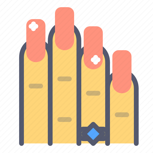Hand, lady, makeup, nails icon - Download on Iconfinder