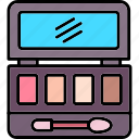 eyeshadow, kit, makeup, accessories, icon, eye, shades
