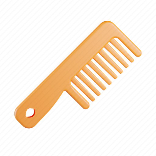 Comb, hair, salon, cosmetic, beauty, barber 3D illustration - Download on Iconfinder