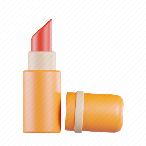 Lipstick, beauty, lip color, cosmetic, makeup, care 3D illustration - Download on Iconfinder