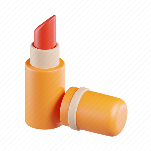 Lipstick, beauty, lip color, cosmetic, makeup, care 3D illustration - Download on Iconfinder