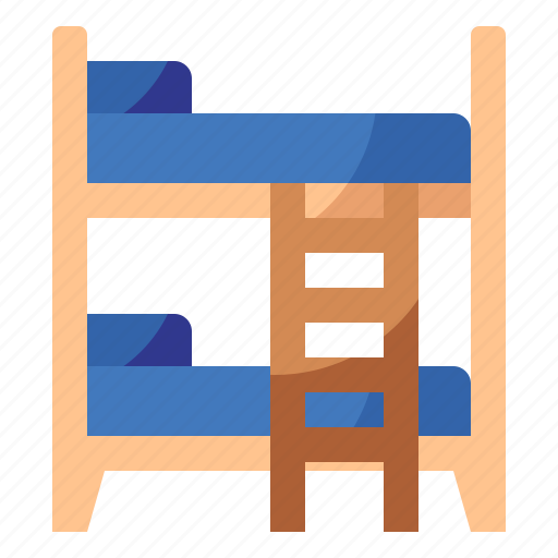 Bunkbed, bed, doublebed, bedroom icon - Download on Iconfinder