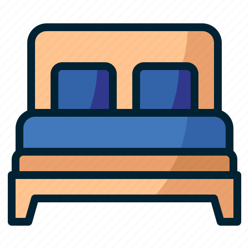 Bed, doublebed, bedroom, furniture icon - Download on Iconfinder