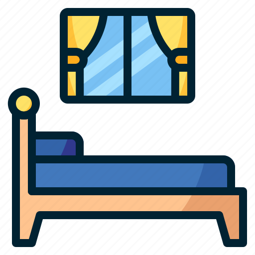 Bed, bedroom, singlebed, sleep icon - Download on Iconfinder