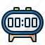 digital, clock, alarm, timer 