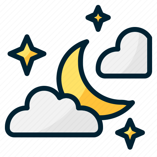 Night, weather, cloud, sun icon - Download on Iconfinder