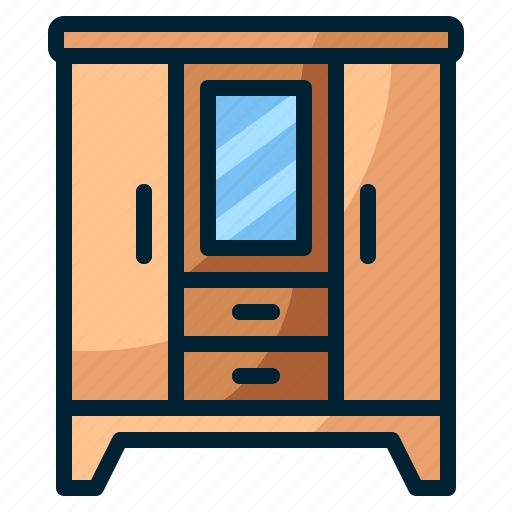 Wardrobe, cupboard, furniture, interior icon - Download on Iconfinder
