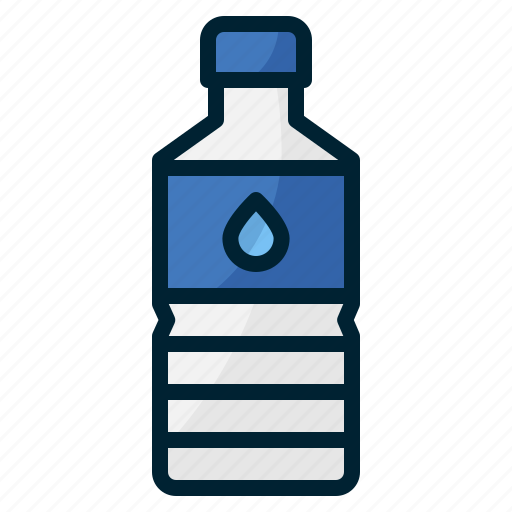 Water, bottle, drink, food icon - Download on Iconfinder
