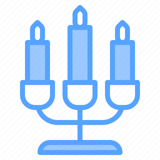 Bed, bedroom, candlestick, lamp, pillow, sheet, sleep icon - Download on Iconfinder