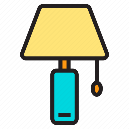 Bed, bedroom, lamp, nap, pillow, sheet, sleep icon - Download on Iconfinder