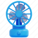 fan, ventilation, electric, equipment, cooling, appliance, home, 3d