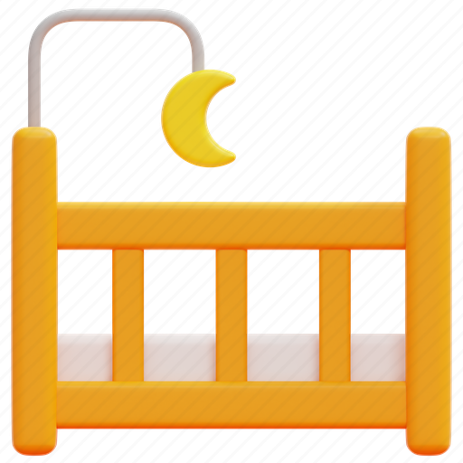 Crib, infant, kid, bed, bedtime, sleep, bedroom icon - Download on Iconfinder