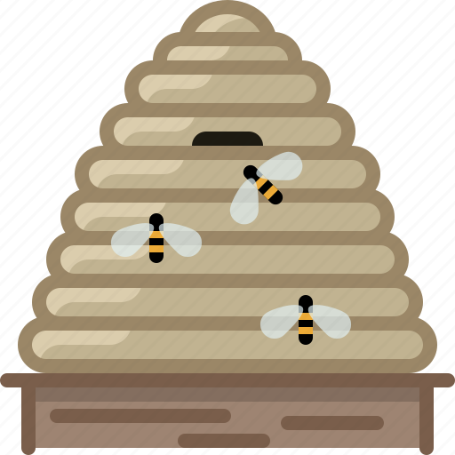 Beehive, beekeeping, bees, garden, hive, honey icon - Download on Iconfinder