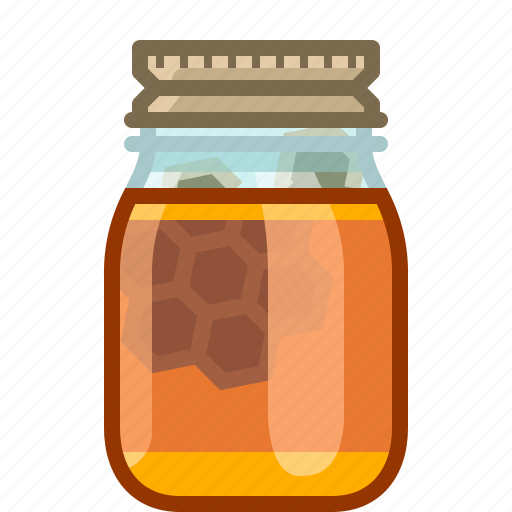 Beekeeping, garden, glass, health, honey, honeycomb icon - Download on Iconfinder
