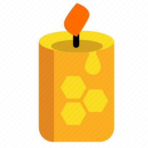 Bee, beekeeping, candle, honey, light, natural, wax icon - Download on Iconfinder