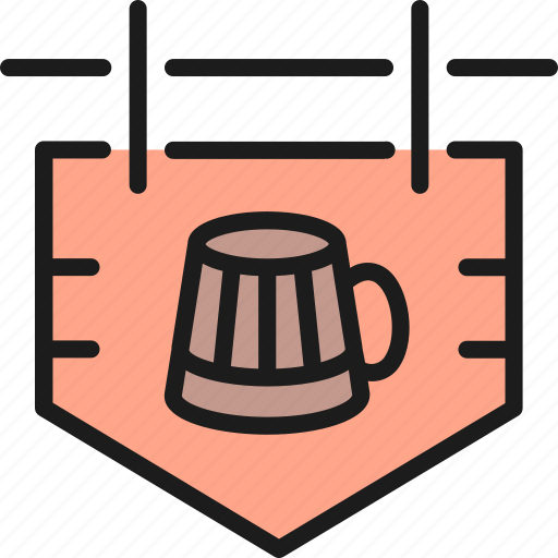 Alcohol, bar, beer, brewery, malt, pub, signboard icon - Download on Iconfinder