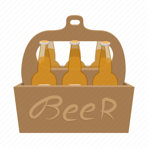 Alcohol, beer, blank, bottle, box, cartoon, case icon - Download on Iconfinder