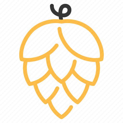 Beer, brewery, flower, hop, leaf, plant icon - Download on Iconfinder