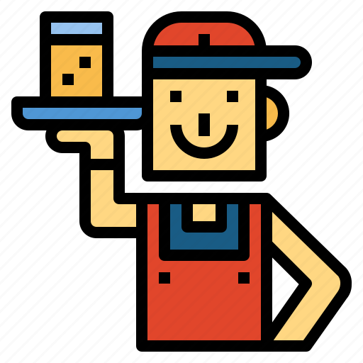Beer, glass, man, waiter icon - Download on Iconfinder