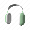 headphone, headset, earphone, music, audio, sound, speaker, gadget, device