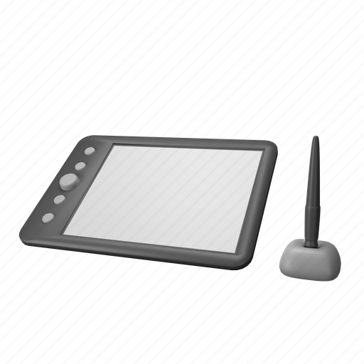 Drawing tablet, tablet, digital, pen, art, gadget, device icon - Download on Iconfinder