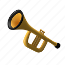 trumpet, fife, horn, brass, jazz, music instrument, musical, music, instrument