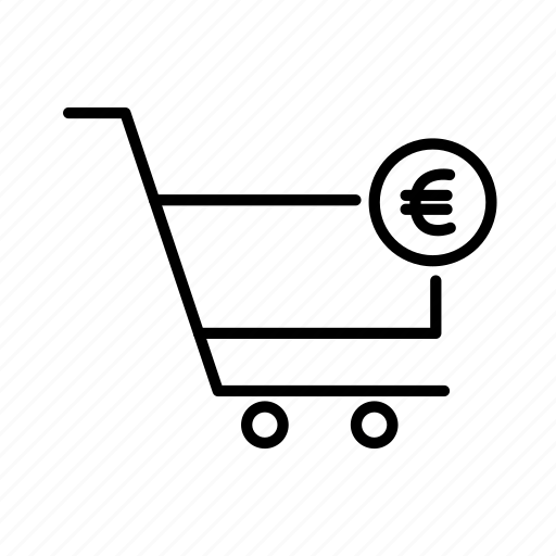 Shopping, euro, cart, buy, ecommerce, bag, shop icon - Download on Iconfinder