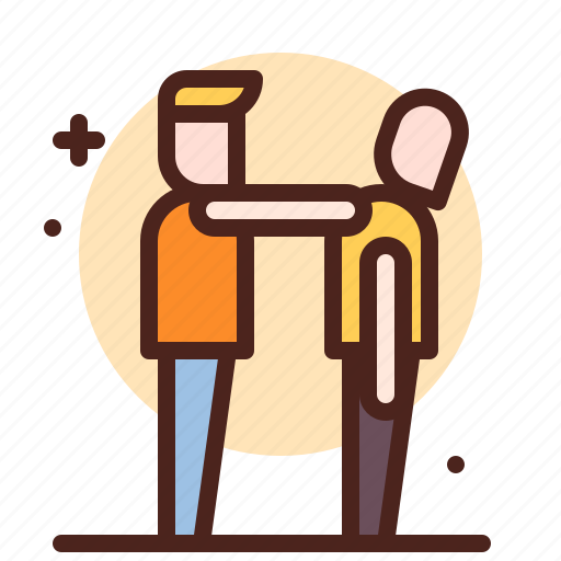 Back, encouragement, relatives, family icon - Download on Iconfinder