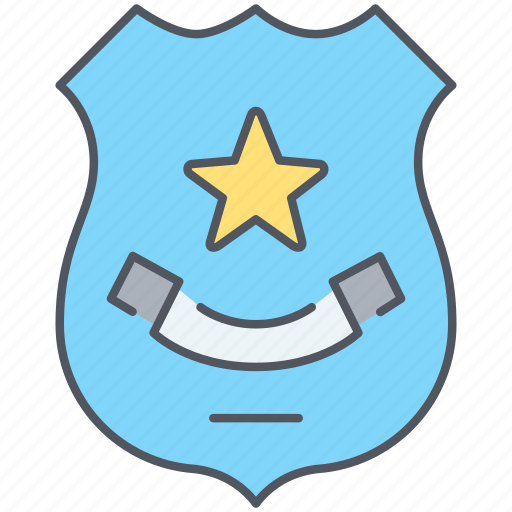 Badge, medal, police, policeman, protection, safety, security icon - Download on Iconfinder