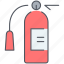 extinguisher, fire, burn, danger, fireplace, flame, security 