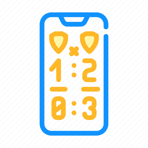 Betting, game, phone, score, screen, sportive icon - Download on Iconfinder