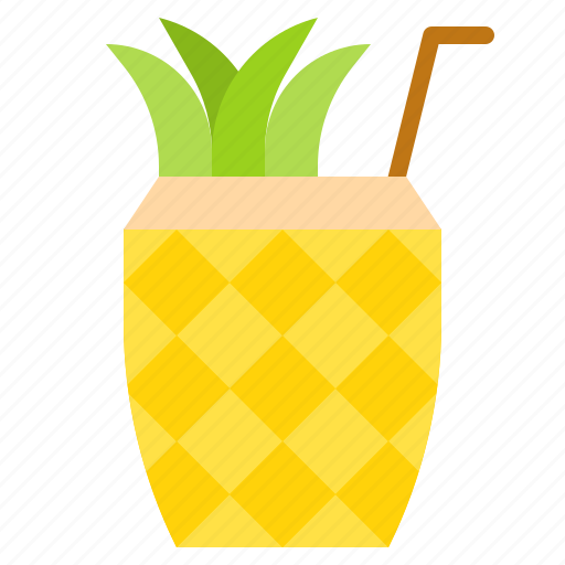 Beverage, drink, fruit, juice, pineapple icon - Download on Iconfinder