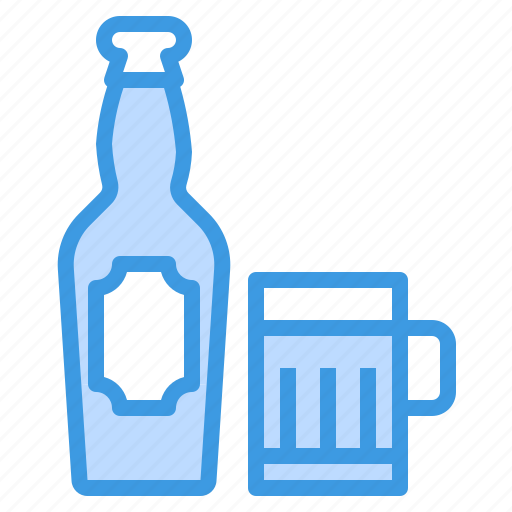 Beverage, drink, bottle, glass, beer icon - Download on Iconfinder