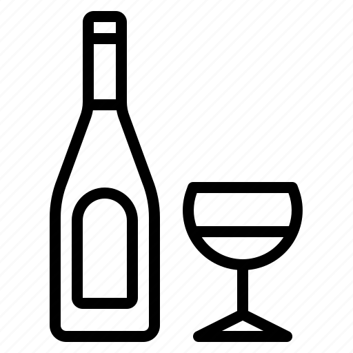 Beverage, drink, bottle, glass icon - Download on Iconfinder