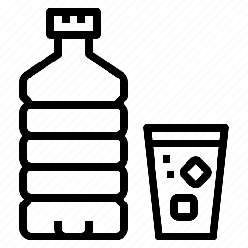 Beverage, drink, bottle, glass, water icon - Download on Iconfinder