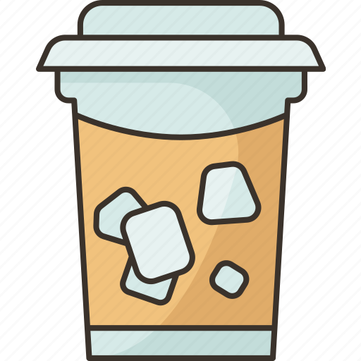 Ice, coffee, cold, refreshing, cafe icon - Download on Iconfinder