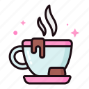 hot chocolate, beverage, hot-drink, cup, mug, cocoa, sweet 