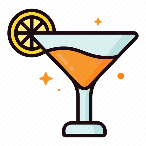 Cosmopolitan, drink, cocktail, margarita, summer, dark, mixed icon - Download on Iconfinder