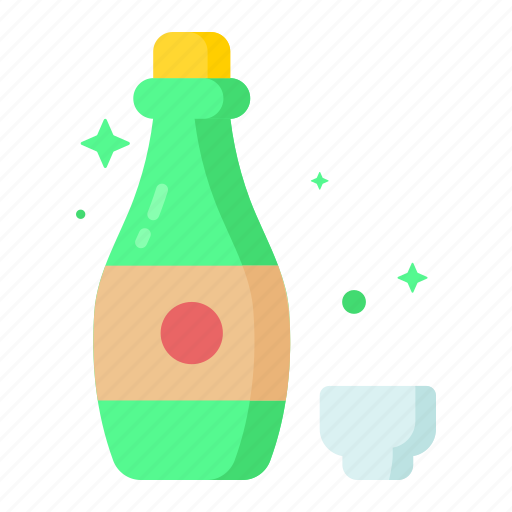 Sake, water, meal, sweets, bottle, alcohol icon - Download on Iconfinder