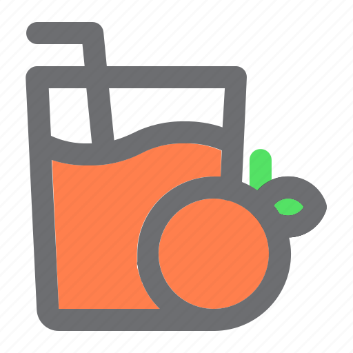 Beverage, beverages, drink, fruit, glass, juice, orange icon - Download on Iconfinder