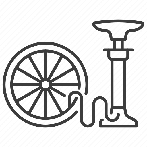 Bicycle, pump, transportation, cycle, wheel, bike, transport icon - Download on Iconfinder
