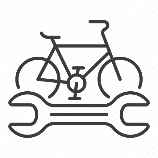 Repair, service, wrench, construction, tool, bicycle, cycling icon - Download on Iconfinder