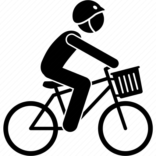 Basket, bicycle, equipment, person, ride, accessory icon - Download on Iconfinder