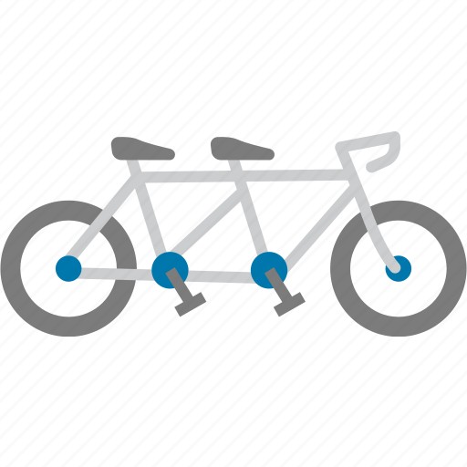 Tandem, bicycling, bicycle, bike, cycling, exercise, sports icon - Download on Iconfinder