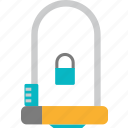 lock, security, keylocks, bicycle, device, sports, accessory