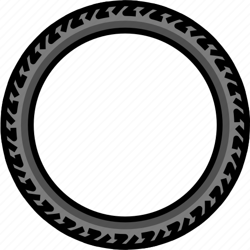 Outer, parts, tire, circular, tyre, wheel, bicycle icon - Download on Iconfinder