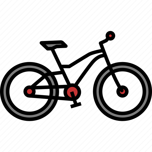 Mountain, bicycle, bike, hill, ride, riding, recreation icon - Download on Iconfinder