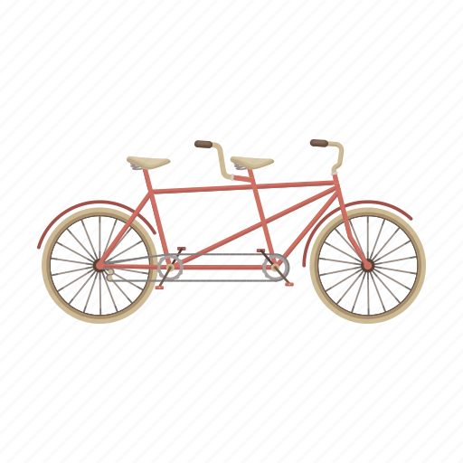 Bicycle, bike, eco, tandem, transportation, vehicle icon - Download on Iconfinder