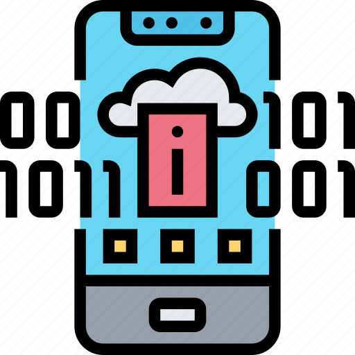 Cellphone, data, application, internet, information icon - Download on Iconfinder